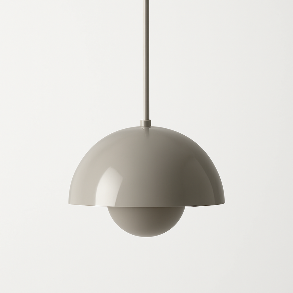 Semi-circular coloured chandelier